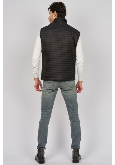 Daynax Erkek Içi Kürklü Cep Detaylı Yelek 492907 Siyah Siyah