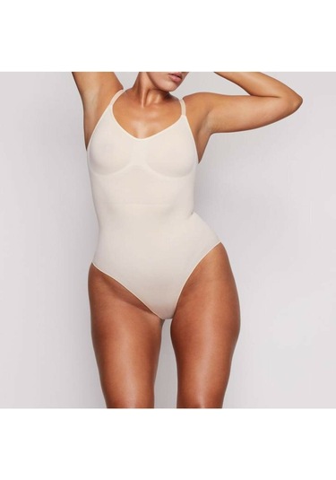 Mistirik Kadın Çıtçıtlı (Zıbın) Korse Push Up Etkili Beyaz Renk Beyaz