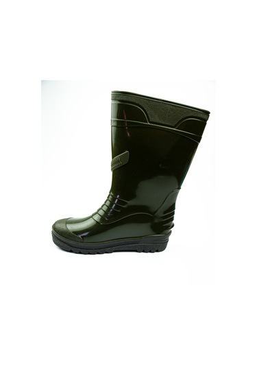 Babalı 2026 Doğan Yeşil Kısa Kadın İş Çizmesi 28 Cm Siyah