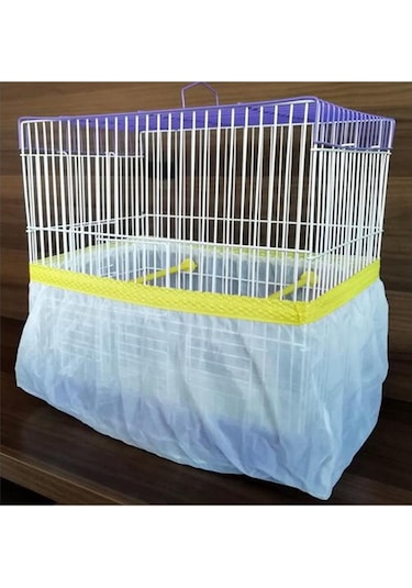Fizzy Kuş Kafes Tülü 68 x 29 x 29 CM Sarı
