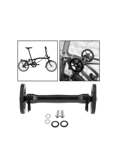 Suntek Bisiklet Siyah Siyah Için Katlanır Bisiklet Kolay Siyah