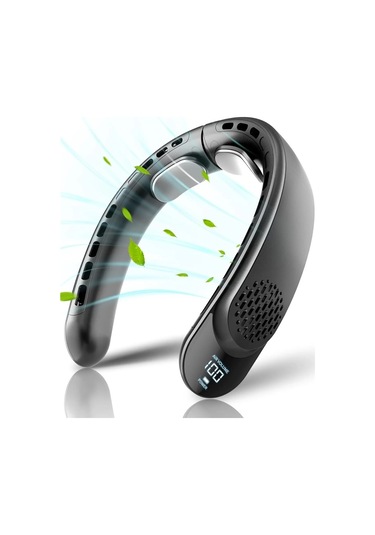 Jialan Taşınabilir Boyun Fanı 4 Turbo Eller Serbest Bıçaksız