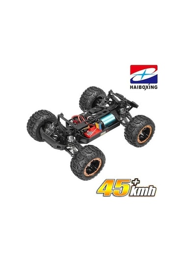 Haiboxing RC 1/16 Ravage 45+ KM/H Sürat Uzaktan Kumandalı RC Model Araba RTR Elektrikli 4WD Brushless Fırçasız Offroad Truck