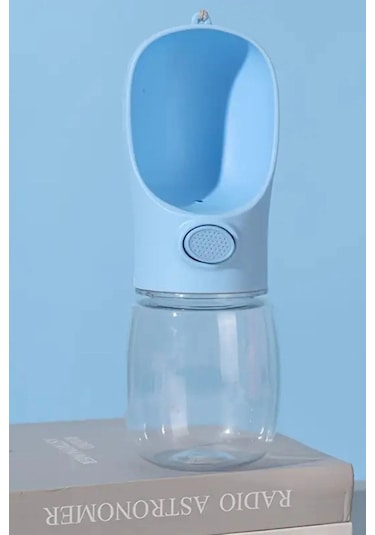Biishe Taşınabilir Butonlu 350 Ml Evcil Hayvan Suluğu