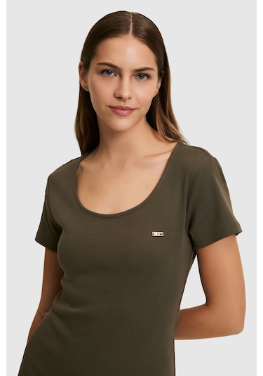 U.S. Polo Assn. U.s. Polo Assn. Kadın Koyu Haki Elbise Örme 50323509-vr111