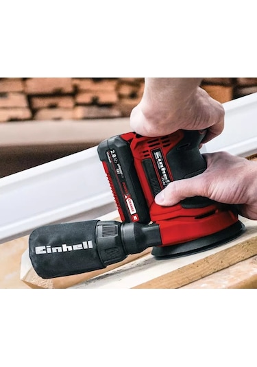 Einhell TE-RS 18 Li Eksantrik Zımpara + 2.5 Ah Akü + Şarj Cihazı