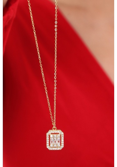 Bhs Life Zirkon Baget Taşlı Kolye