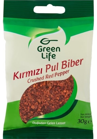 Green Life Kırmızı Pul Biber 30 G