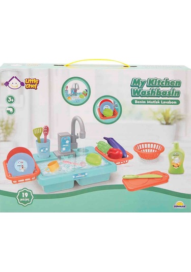 Little Chef Benim Mutfak Lavabom Oyun Seti 31728 Mavi