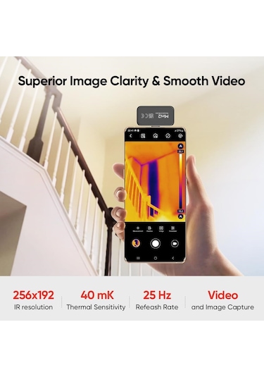 Hıkmıcro Mini2 Termal Kamera Android, 256 X 192 Ir Çözünürlük