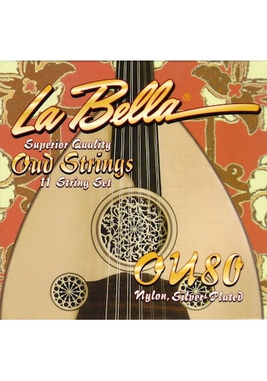 La Bella Ou-80 Profesyonel Ud Teli Seti-Ud Mızrabı