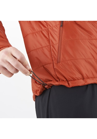 Salomon Outlıne Hooded Erkek Outdoor Montu Bossa Nova Lc2121900 Kırmızı