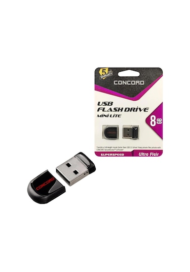 Usb Flash Bellek 8gb Mini Lıte Concord C-uml8