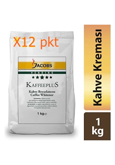 Jacobs Kaffee Plus Süt Tozu 12 x 1 KG