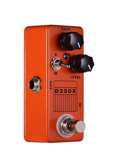 Yaozixa Gitar Overdrive Preamp Pedalı D250x - 2 Model D/m Seçenekli, Gaın Ve Level Kontrolleri, True Bypass, Tam Metal Kasa