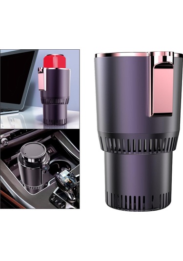 Suntek 2'li Araba Bardağı İçecek Isıtıcı Soğutucu Menekşe