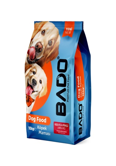 Bado Yetişkin Köpek Maması Kuzu Etli Pirinçli 10 Kg