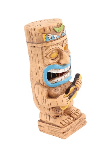 Ximistore9 Bahçe Ve Teras İçin Güneş Enerjili Dekoratif Işık - Otomatik Açılan Reçine Mayalı Figür Piyano Çalan Totem