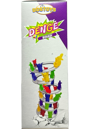 Renkli Penguen Denge Kulesi Oyunu