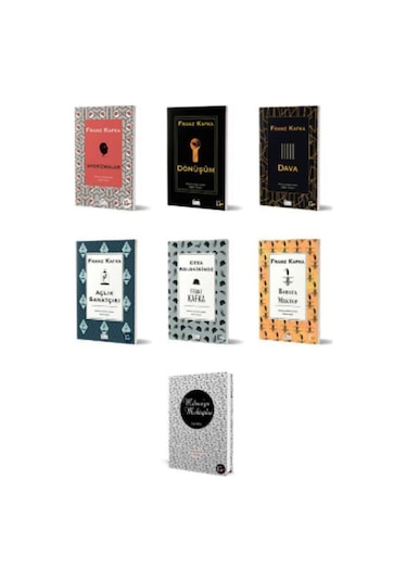 Franz Kafka Bez Ciltli Seti - 7 Kitap