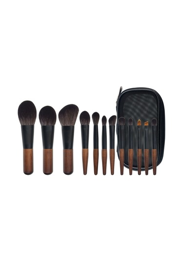 Sones 12'si 1 Arada Mini Kozmetik Fırçası Kısa Saplı Pudra Fırçası Seti Yüz Makyaj Aracı A Tipi