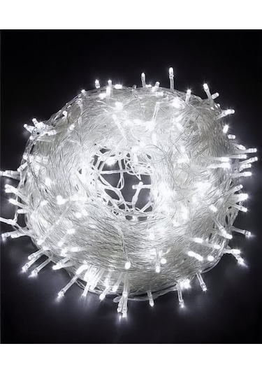 Animasyonlu Led Beyaz Işık 220v 10 Metre Ip44 Su Geçirmez 1 Adet