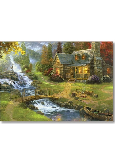 Cakasepetim Ev Dere Ceylan Doğa Ahşap Mdf Tablo