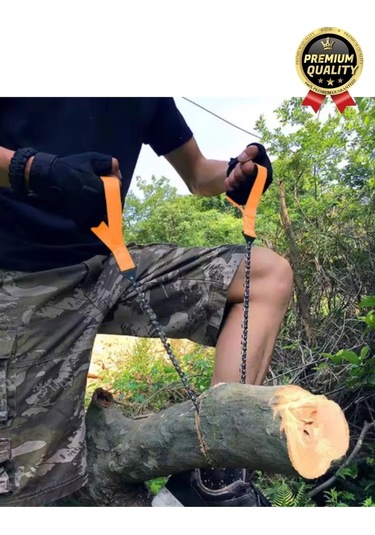 Çok Amaçlı Saplı Taşınabilir Güçlü Dayanıklı Ergonomik Hafif Çantalı Mini Manuel Zincirli Testere