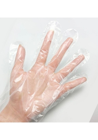 Şeffaf Eldiven 100'lü 12 Adet