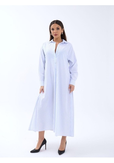 5857 Elbise-atlanta Çizgili Atlanta Çi Zgi Li