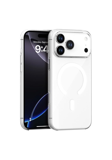 Ps iPhone Uyumlu 17 Pro Clear Serisi Magsafe Kılıf - Şeffaf