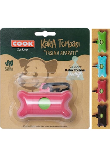Cook Köpek Dışkı Torbası ve Kutusu 30'lu