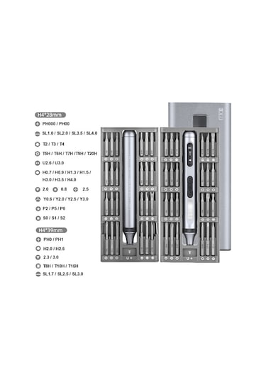 Hallow Yüksek Hassasiyetli  Çok Fonksiyonlu Elektrikli Tornavida