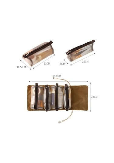 Trendooze Taşınabilir Seyahat Saklama İşlevli Çok Çıkarılabilir Çantası-kırmızı Arada 4'ü 1 Wh Kırmızı