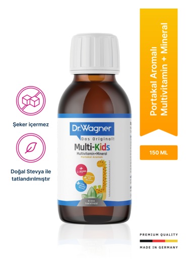 Multi-kids, Çocuklar İçin Multivitamin + Mineral Şurup 150ml