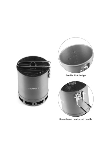 600 Ml G3 Ultra Hafif Kamp Ocağı, Hafif, Açık Hava, Yüksek Verimli, Katlanabilir Isı Eşanjörlü Ocağı, Yürüyüş, Seyahat Ve Kamp İçin Taşınabilir Çok Renkli