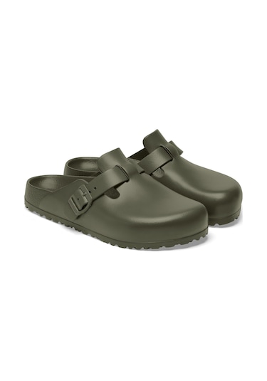 Birkenstock Boston Eva Önü Kapali Haki Erkek Terlik Haki