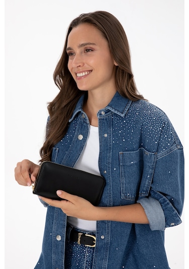 U.s. Polo Assn. Kadın Siyah Cüzdan 50316848-vr046 Siyah