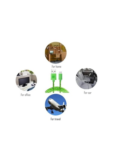 Tongxida 3m/2m/1m Mikro Usb 2.4a Hızlı Şarj & Veri同步 Kablosu - Rose Red - Mobil Cep Telefonu İçin