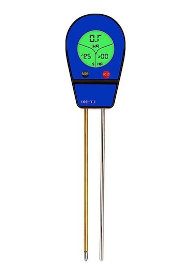 Pazly 3'ü 1 Arada Toprak Nem Ve Ph Ölçer - Sıcaklık Ve Bitki Sağlığı Kontrolü Cihazı