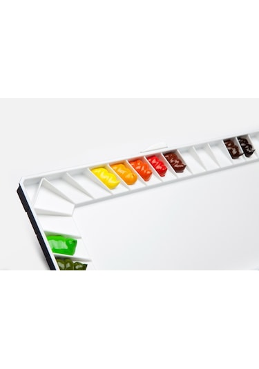Mijello Silver Nano 40 Gözlü Palet 390X165X35 Mm Mwp-3040