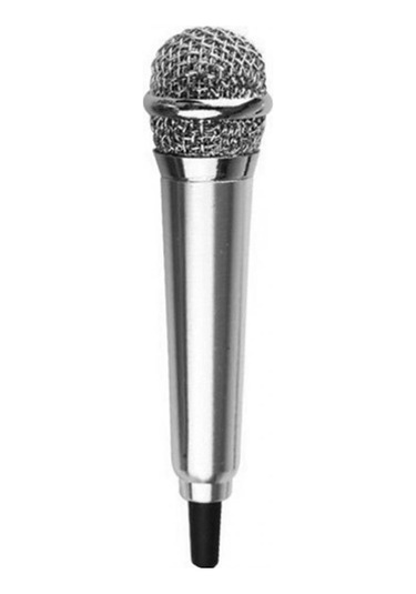 İphone Uyumlu Android İçin Standlı 3,5 Mm Mini Kondenser Mikrofon Telefon Karaoke Mikrofonu