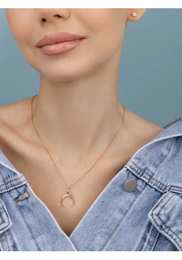 Veronika Lunaşka Kolye 925 Ayar Gümüş, Altın Kaplama 135534479