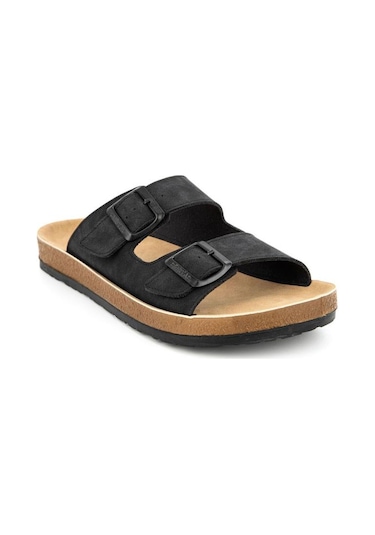 Muya Allen 31330-001 Anatomik Taban Erkek Terlik Siyah 40-45 Siyah