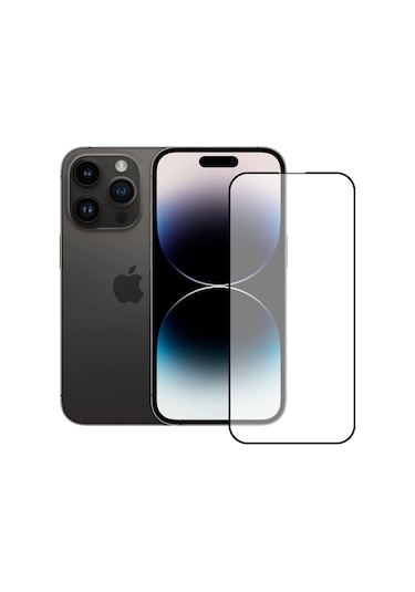 Apple Uyumlu   iPhone 14 Pro Ekran Koruyucu Seramik Nano 9d Tam Kaplama