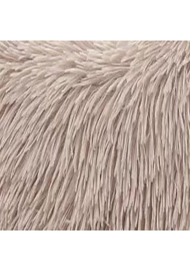 Geeroyoo Yıkanabilir Kaymayan Dönut Şeklindeki Pet Yatağı Haki Renkli