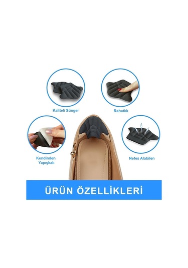 Active Team SP04 - Yapışkanlı Bilek Koruma Topuk Vurma Önleyici Ped