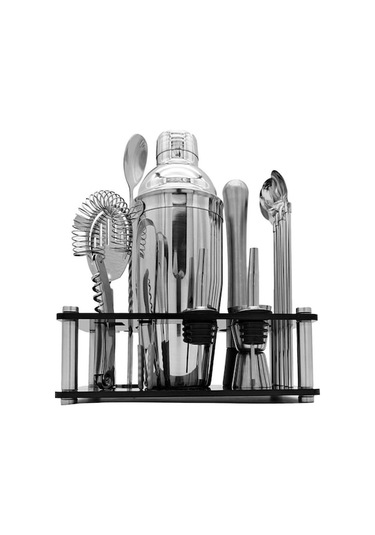 Ankatek Vkemall 14 Parça Paslanmaz Boston Shaker Bar Kokteyl Seti Hediye İçecek Yapım Kit