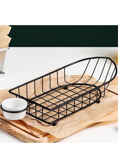 Sones Dövme Demir Meyve Taşınabilir Depolama Sepeti Ekmek Patates Kızartması Kızarmış Atıştırmalıklar Taşınabilir Sepet Tek Bardak Tekne Diğer