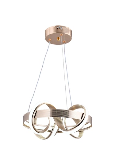 Hera Modern Gold Led Sarkıt Avize,3 Renk Yanabilen Modern Avize,salon Led Avize